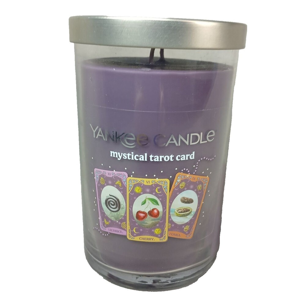 Yankee Candle Mystical Tarot Card Large Scented Tumbler Candle 20 oz Halloween